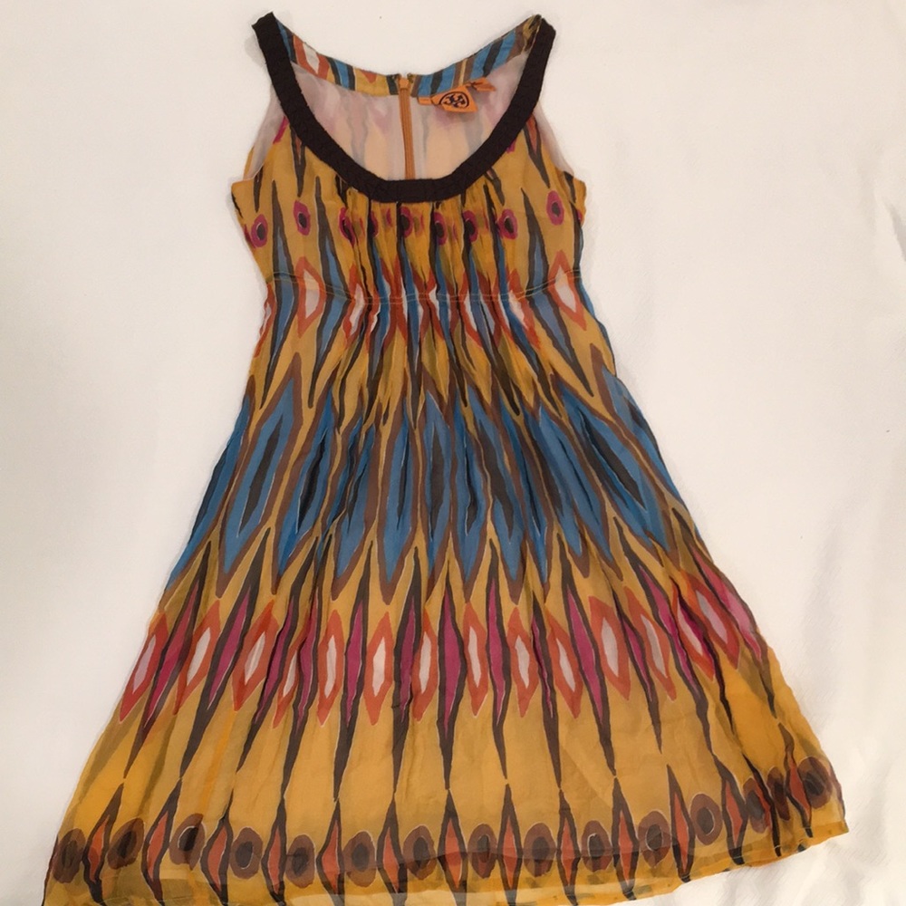 Tory Burch tribal print silk dress